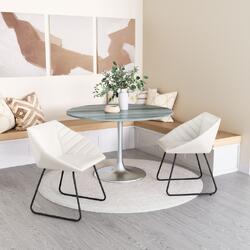 Zuo Modern Contemporary Inc Miguel Dining Chair (Set of 2) White