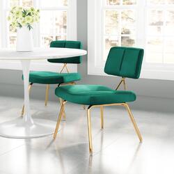 Zuo Modern Contemporary Inc Nicole Accent Chair (Set of 2) Green