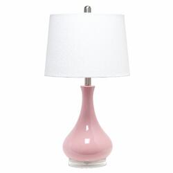 All the Rages, Inc. Lalia Home Droplet Table Lamp with Fabric Shade