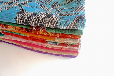 Vintage Addiction One Of A Kind 12 PK or 6 PK Vintage Kantha Blanket