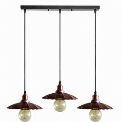 Relicelectrical Inc 3 Head Rectangle Base flower shade pendant