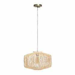 All the Rages, Inc. Lalia Home Circular Rattan Pendant