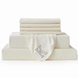KRT Investments LLC dba Bambusa Sheets Ivory Bambusa 7-Piece Sheet Set