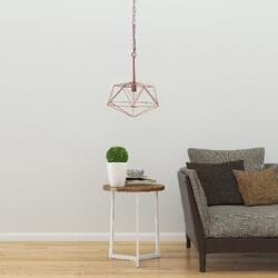 All the Rages, Inc. Lalia Home 1 Light 16" Modern Metal Wire Paragon Hanging Ceiling Pendant Fixture