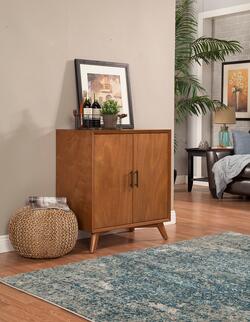Alpine Furniture Flynn Small Bar Cabinet