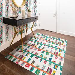 Selections by Chaumont Ltd. DBA SBC Interior Decor 'Diamonds' Multi-Color Geometric Non-Slip Indoor/Outdoor Rug