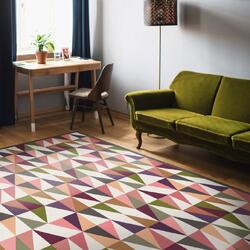Selections by Chaumont Ltd. DBA SBC Interior Decor 'Grand Teton' Multi-Color Geometric Non-Slip Indoor/Outdoor Rug