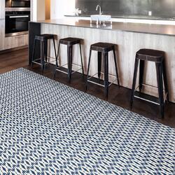 Selections by Chaumont Ltd. DBA SBC Interior Decor Malay' Ikat Non-Slip Indoor/Outdoor Rug