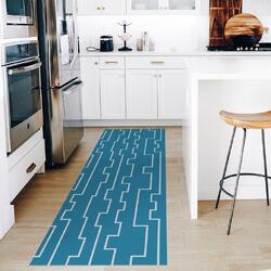 Selections by Chaumont Ltd. DBA SBC Interior Decor Modern Key' Striped Non-Slip Indoor/Outdoor Rug